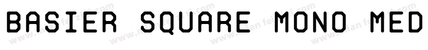 Basier Square Mono Medium字体转换